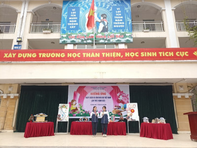 Ngày hôi văn hoá đọc chủ đề "Sách - người bạn thân thiết của trẻ em"