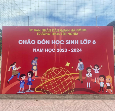 Chào đón học sinh khối 6 năm học 2023-2024