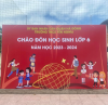 chào đón học sinh khối 6